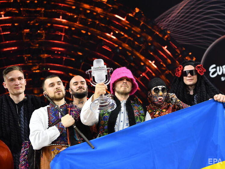 "Ваша песня покорила наши сердца". Лидеры Евросоюза поздравили Kalush Orchestra с победой на "Евровидении 2022"