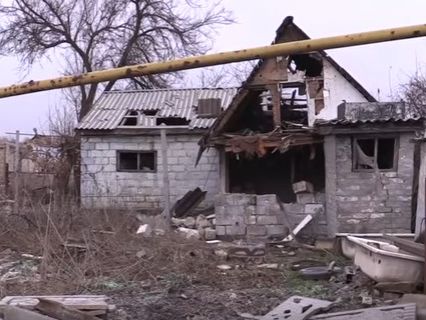 Украинские военные показали, как боевики обстреливают Зайцево. Видео