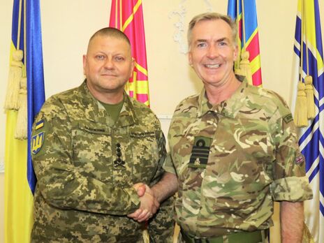 Начальник Штабу оборони Великобританії таємно приїхав до України та зустрівся із Залужним