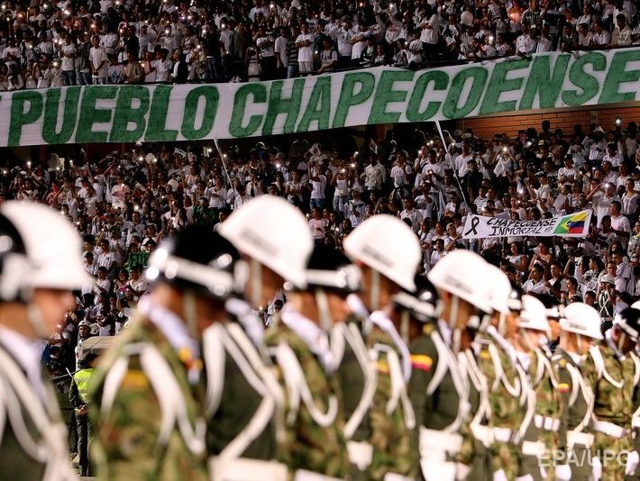 Футбольный клуб "Шапекоэнсе" будет объявлен победителем Южноамериканского кубка