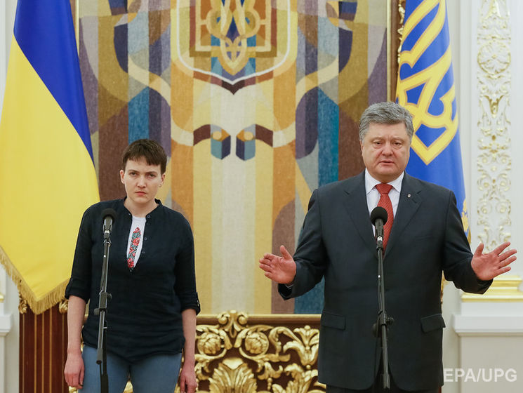 Порошенко о встрече Савченко с боевиками: Это не приносит пользы ни ей, ни Украине