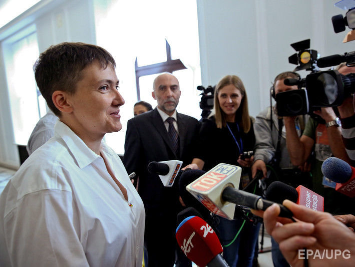 Савченко о переговорах с боевиками: Тот язык, на котором мы разговаривали, не пропустит цензура