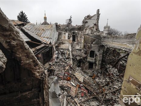 У Маріуполі окупанти знесли половину драмтеатру, розбомбленого ними у березні – Андрющенко