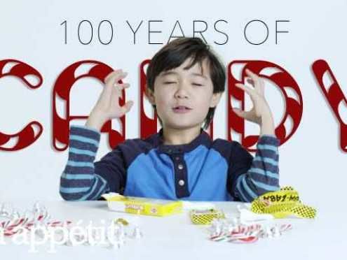 Дети рассказали 100-летнюю историю конфет. Видео 