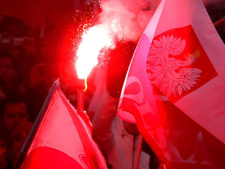 Полиция задержала поляка, выкрикивавшего антиукраинские лозунги на митинге в Перемышле