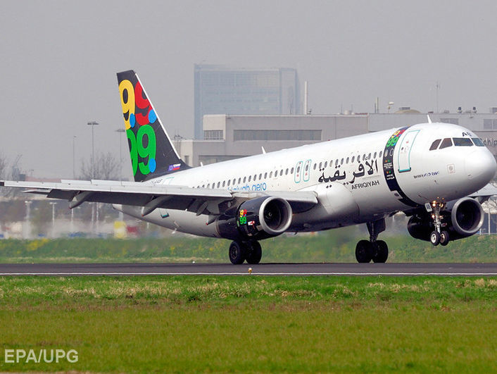 Борт самолета A320 ливийских авиалиний покинули 109 пассажиров и члены экипажа