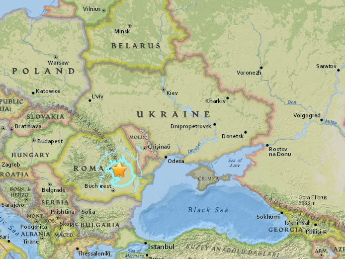 В Румынии произошло землетрясение, толчки ощущали жители украинских областей
