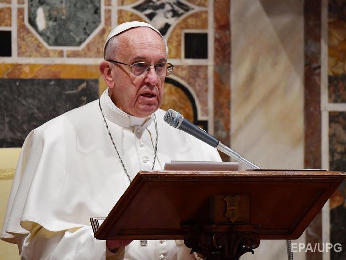 Папа римский пожелал сторонам конфликта в Украине найти решения для выполнения обязательств