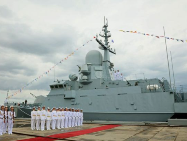 Новый ракетный корабль оккупантов в Черном море 