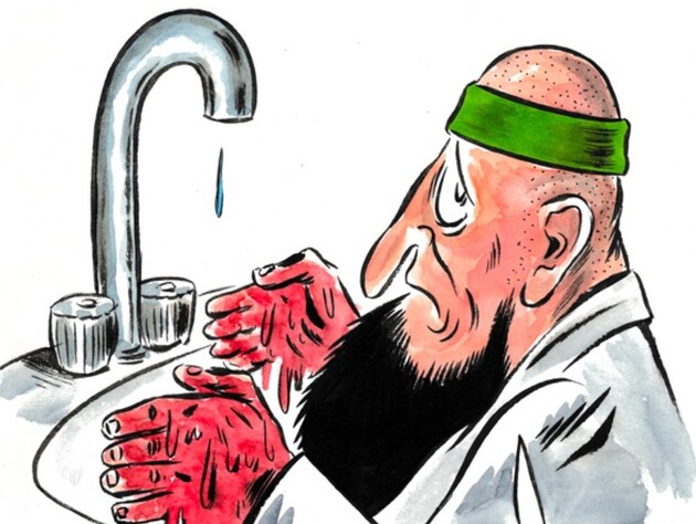 Журнал Charlie Hebdo высмеял боевиков ХАМАС
