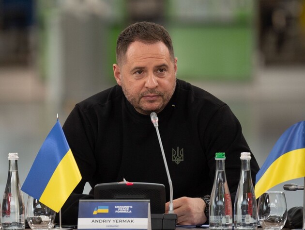 Єрмак повідомив про прогрес щодо дев'яти пунктів української формули миру