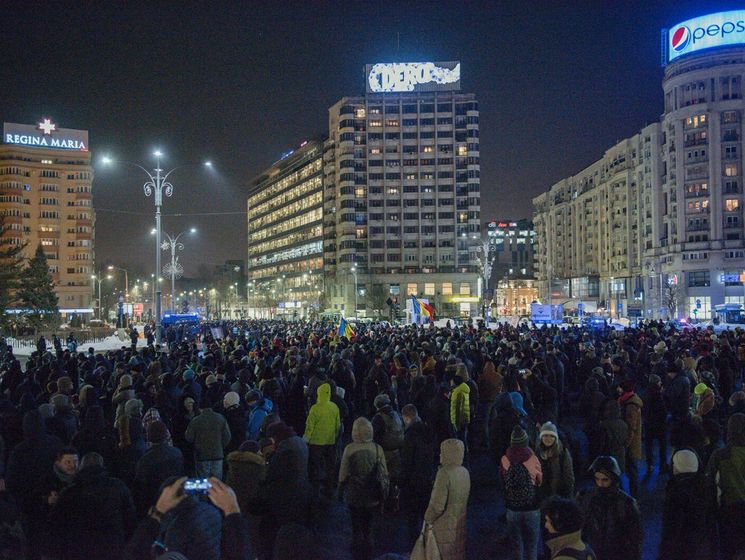 В Румынии вспыхнули антиправительственные митинги