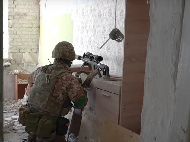 Украинские пограничники уничтожили российский склад боеприпасов на бахмутском направлении. Видео