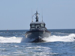ВМС ВСУ включили в состав два новых катера, ранее переданные Эстонией. Церемонией руководил Неижпапа. Фото