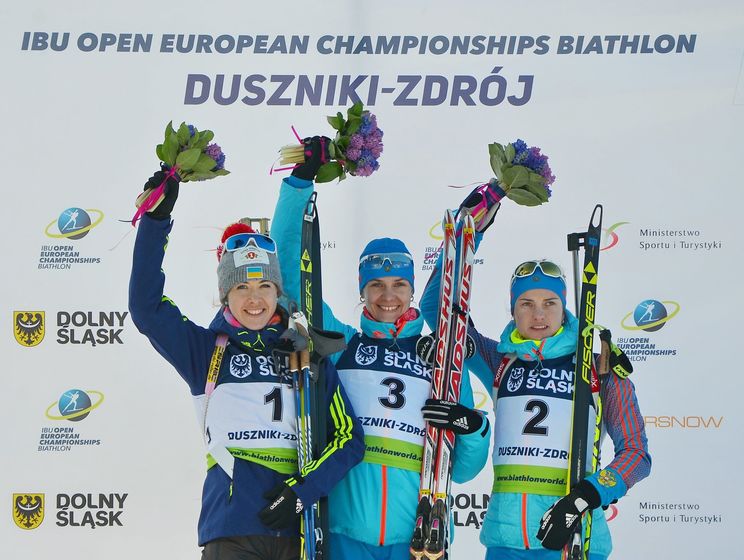Украинка Юлия Джима завоевала серебро в гонке преследования на чемпионате Европы по биатлону