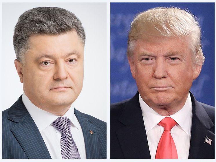 Порошенко обсудил с Трампом ситуацию на Донбассе и будущий визит президента Украины в Вашингтон