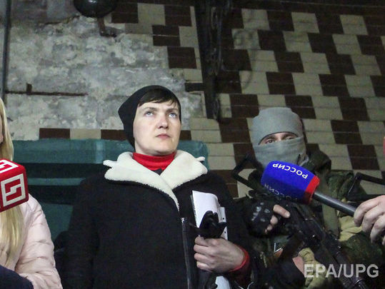 СБУ опрашивала Савченко в рамках уголовного производства по статье "терроризм" – Тандит