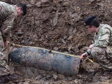 В Лондоне на стройплощадке нашли бомбу времен Второй мировой войны