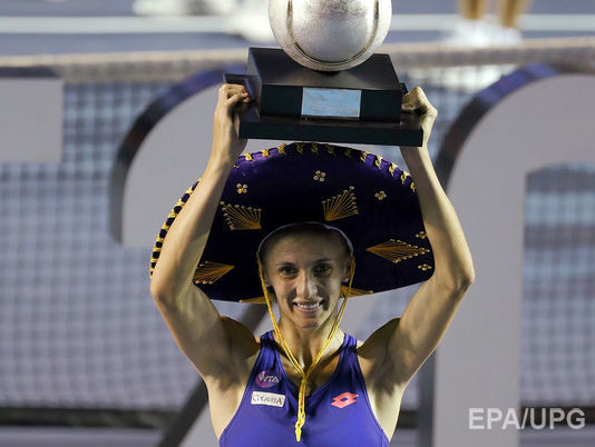 Украинка Цуренко выиграла теннисный турнир в Мексике