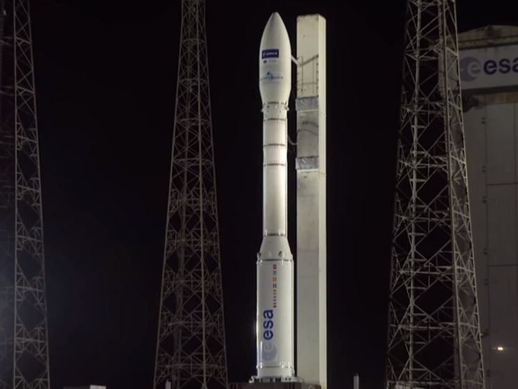 У Французькій Гвінеї запустили ракету-носій Vega з українським двигуном. Відео