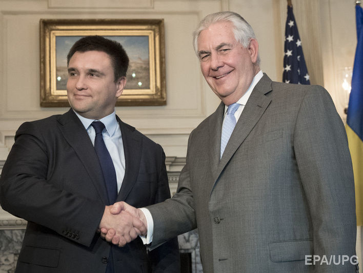 Клімкін про зустріч з Тіллерсоном: Питання України є фундаментально важливим для США