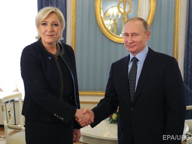 Путін на зустрічі з Ле Пен заявив, що Росія не має наміру втручатися у вибори у Франції