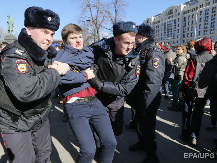 Під час акції опозиції в Москві затримали 130 осіб – правозахисники