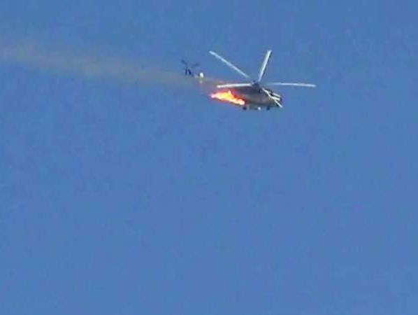 Минобороны РФ опровергло информацию о сбитом российском вертолете в Сирии