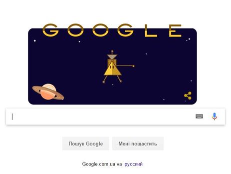 Google посвятил дудл завершению 22-летней миссии зонда 