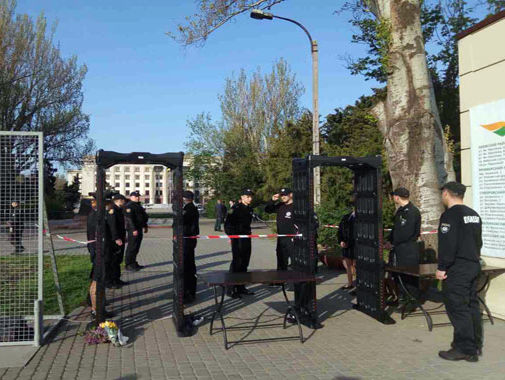В Одессе полицейские патрулируют Куликово поле