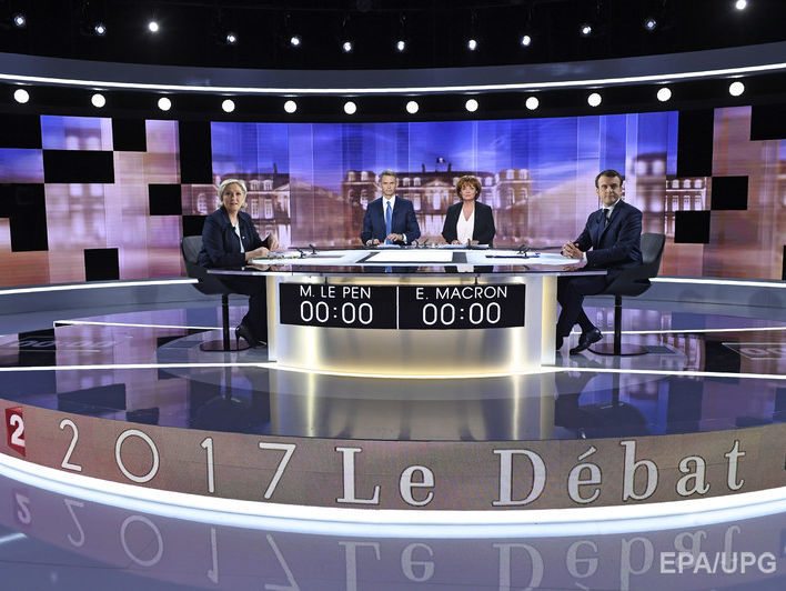 Макрон переміг Ле Пен на теледебатах – соцопитування