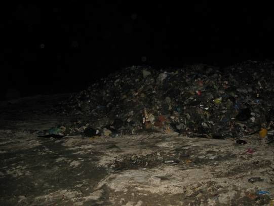 Под Киевом ночью попытались выгрузить 20 тонн львовского мусора