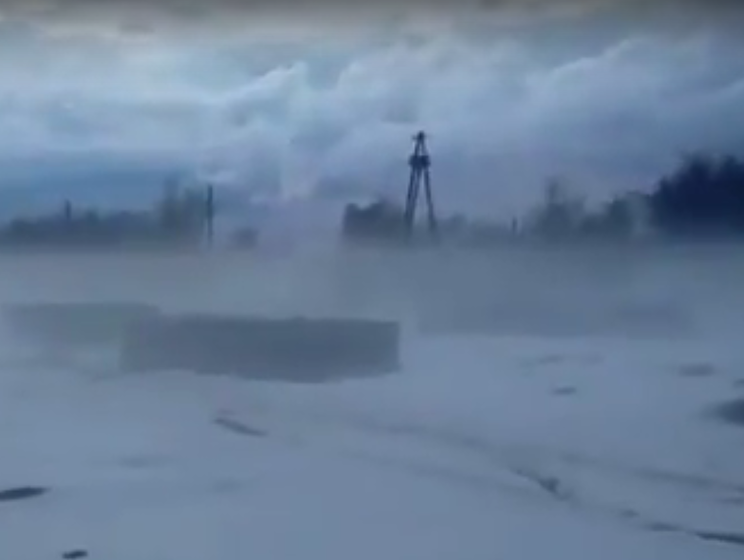 На западе Казахстана выпало 10 см града. Видео