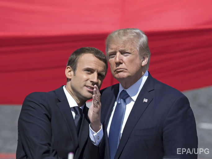 ﻿Макрон заявив, що Трамп може переглянути позицію щодо Паризької угоди