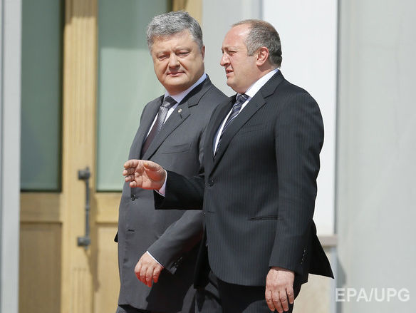 Порошенко пригласил президента Грузии посетить Украину