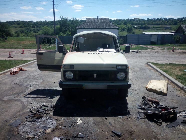 ﻿У Харківській області вибухнув автомобіль