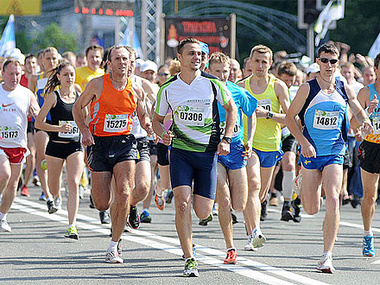 В Киеве прошел городской марафон