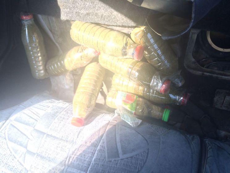 На блокпосту "Майорское" задержали украинца, который вез в оккупированную Горловку 4,5 кг конопли