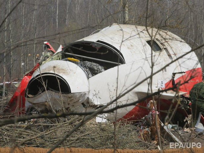 Смоленская катастрофа: На крыле Ту-154М нашли следы взрыва