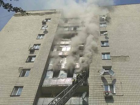 ﻿Поліція розслідує як убивство пожежу в Києві з трьома загиблими