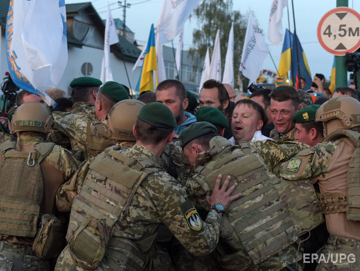 Слободян сообщил, что во время прорыва Саакашвили через украинскую границу пострадали 10 пограничников