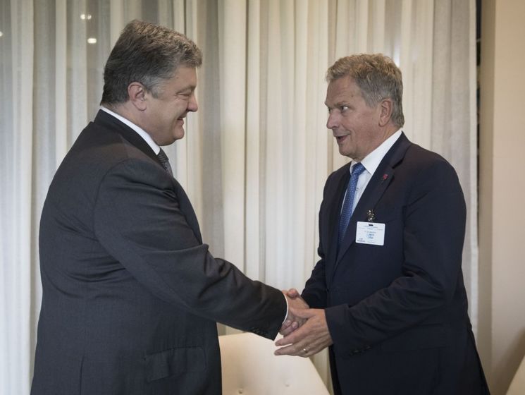 Порошенко обсудил идею о миротворцах ООН на Донбассе с президентом Финляндии