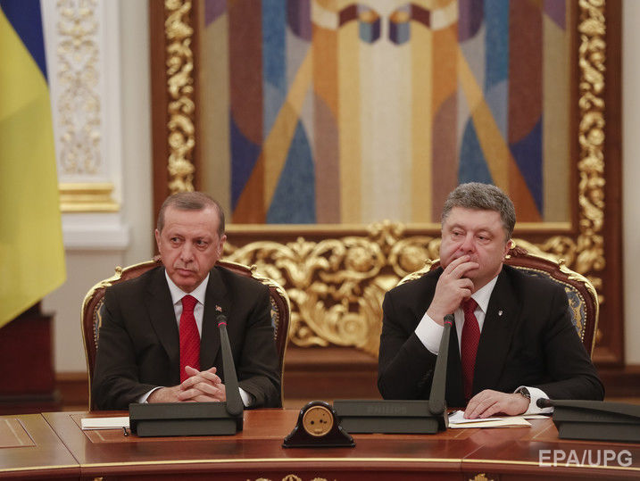 Эрдоган подтвердил Порошенко поддержку суверенитета и территориальной целостности Украины