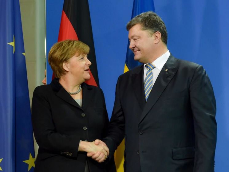 Порошенко: Победа Меркель приближает восстановление территориальной целостности Украины