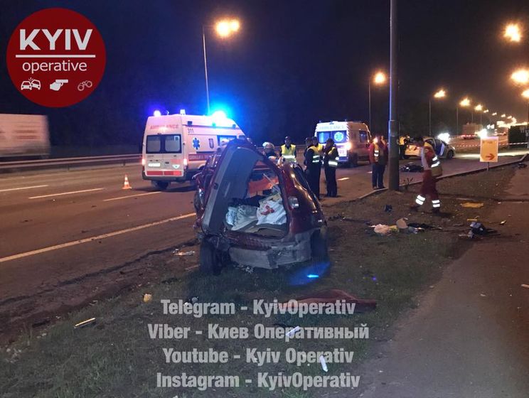 ﻿У Києві на Столичному шосе сталася смертельна ДТП, одного з водіїв оголосили в розшук