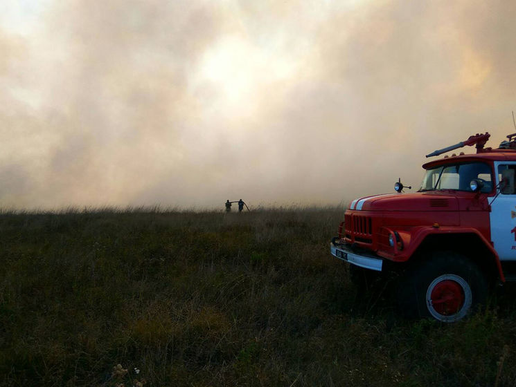 В Полтавской области горят торфяники на площади 70 га &ndash; ГСЧС