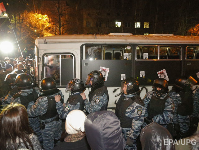 ﻿Чинні глави департаментів Нацгвардії і Нацполіції координували дії "Беркуту" під час штурму Євромайдану – ГПУ