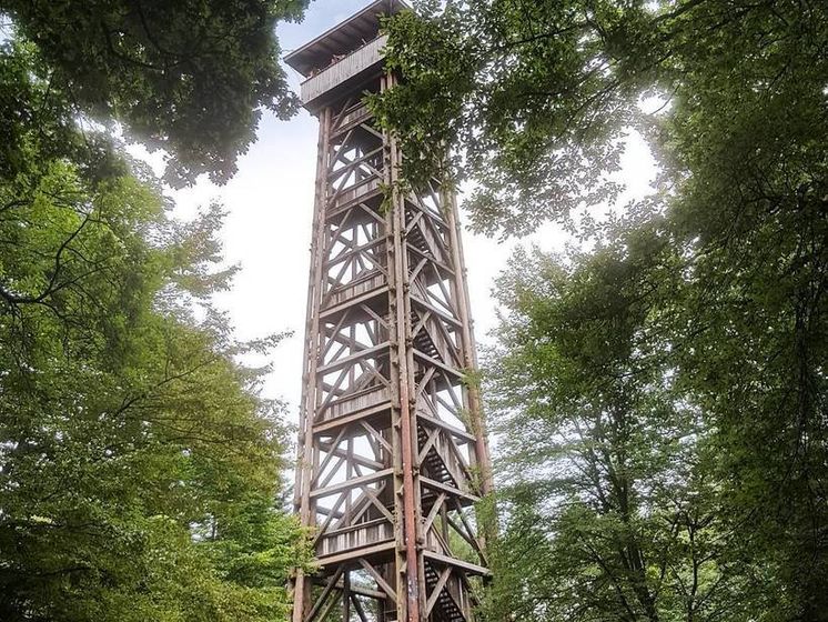 ﻿У Німеччині повністю згоріла дерев'яна вежа Гете