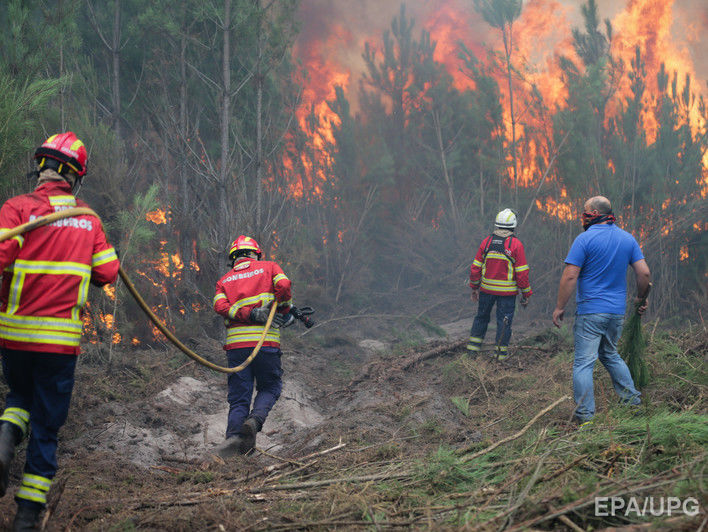 Лесные пожары в Португалии: число погибших возросло до 41 человека