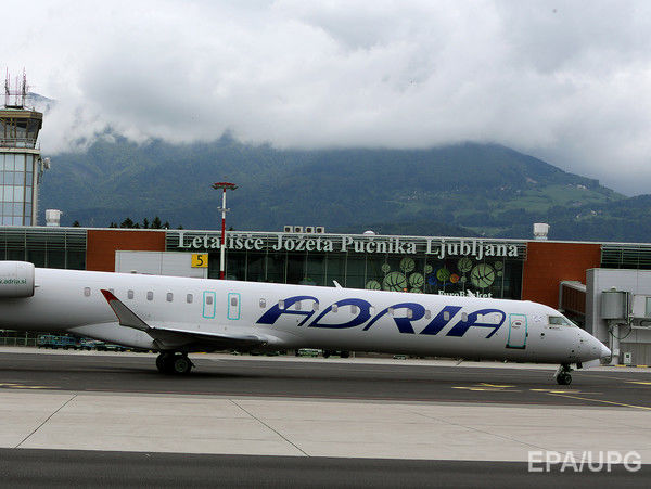 Словенский авиаперевозчик Adria Airways вернулся в Украину спустя пять лет